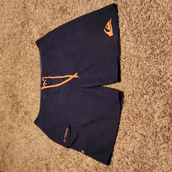 Quicksilver Navy Blue Board Shorts - Picture 1 of 9
